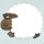Children stool "Sheep"