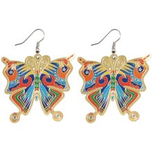 Ohrringe Paar "Schmetterling" 45 x 45 mm