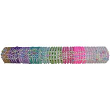 Armband aus Nylon und Plastik Delfine bunt