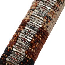 Armband aus Nylon, Holz und Kokosholz