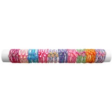 Armbandrolle "Kids" mit 50 Armbändern, 10 Farben sortiert