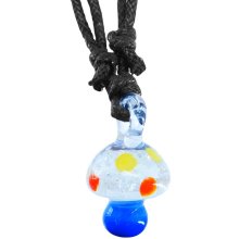 glass pendant necklace