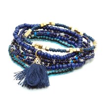 Armband, 3er Set, Farbe: marineblau