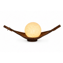 Lamp with bamboo