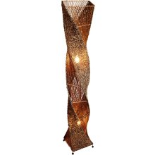 Lampe, gewunden geflochten, Höhe: 150 cm