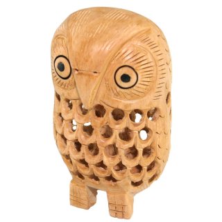 Owl, wood, 7,5 cm