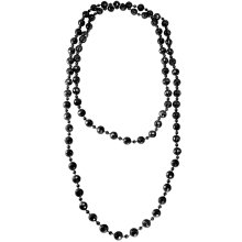 Halskette, Länge ca. 135 cm, schwarz