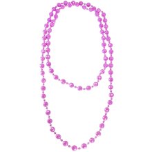 Halskette, Länge ca. 135 cm, purpur