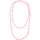 Halskette, Länge ca. 135 cm, pink