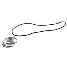 Halskette mit Anhänger "Zebra" Ø 50 mm
