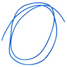 Lederriemen 100 cm, Ø 2 mm, königsblau
