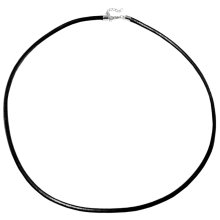 Halsband Leder Ø 3 mm, 72 cm, black