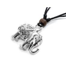 Halskette mit Anhänger "Indischer Elefant"