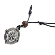 Halskette mit Anhänger "Kompass"