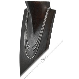 Halskette 925er Silber mit Karabiner, Ø 2,5 mm, in verschiedenen Längen