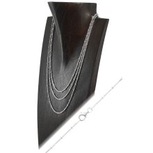 Halskette 925er Silber mit Karabiner, Ø 2,5 mm, in...