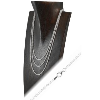 Halskette 925er Silber mit Karabiner, Ø 1,75 mm, in verschiedenen Längen