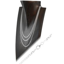 Halskette 925er Silber, mit Karabiner, Ø 2,3 mm,...