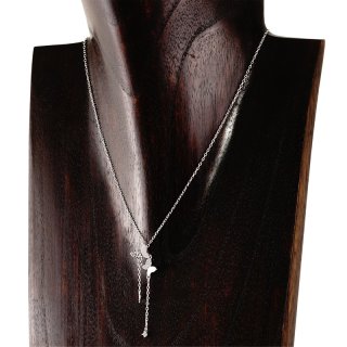 Halskette mit Anhänger "Schmetterling" Silber, silberfarben