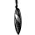 Holzanhänger mit Halskette, Edelstahl Tribalmotiv, Länge ca. 60 cm