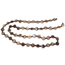 Halskette, Kokosholz, Länge: 160 cm