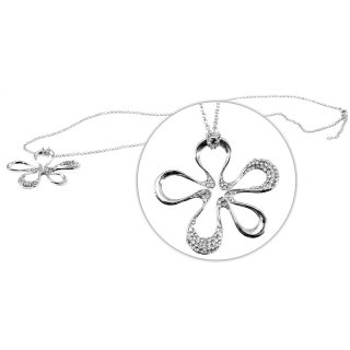 Halskette mit Anhänger "Blume", Ø 50 mm