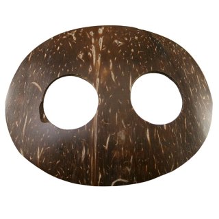 Sarongspange aus Kokosnuss, oval