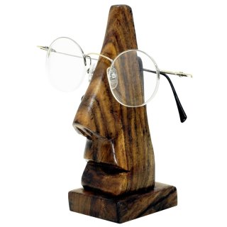Brillenhalter, Shisham Holz, Höhe: 15 cm