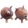 Money Boxes "Pig" coconut, 14 cm