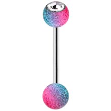 Barbell aquamarine/pink