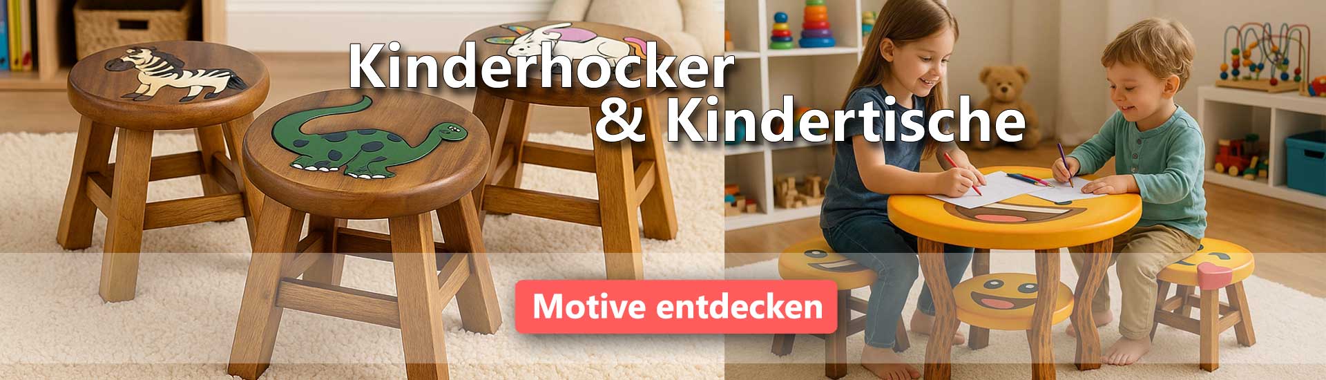 Kinderhocker & Kindertische